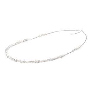 Colier lung 85 cm cu perle naturale si argint DiAmanti 194-70-G (Argint 925‰ 4,3 g.)